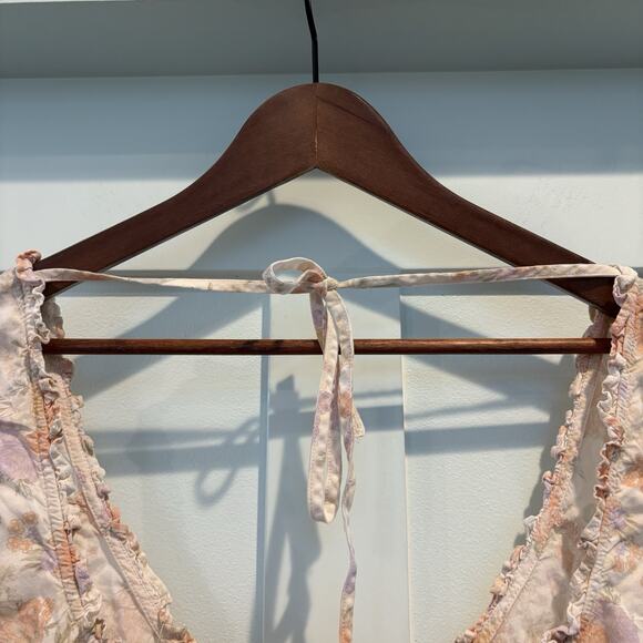 Torrid Babydoll Corset Top 5X Cream Pink Festival Fairy Coquette Bloom Whimsy - Picture 12 of 16